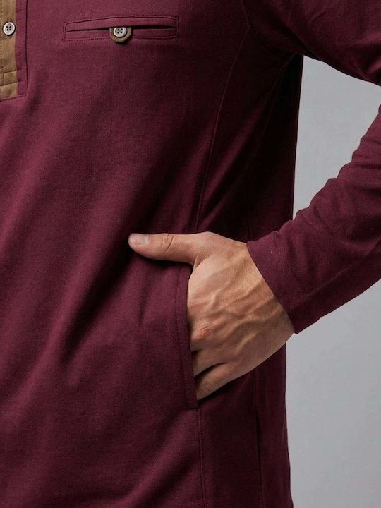 Bluza Polo Burgundy