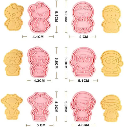 Καλούπι Cookies Mr&mrs Claus
