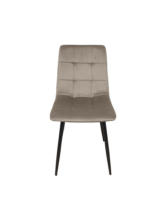 Thomas Dining & Kitchen Velvet Brown Chairs 2 Pieces 53x44x93cm