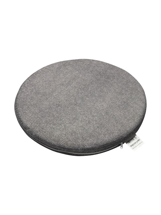 Perna Scaunului De Grădină Rotundă Gri 44.5x44.5cm