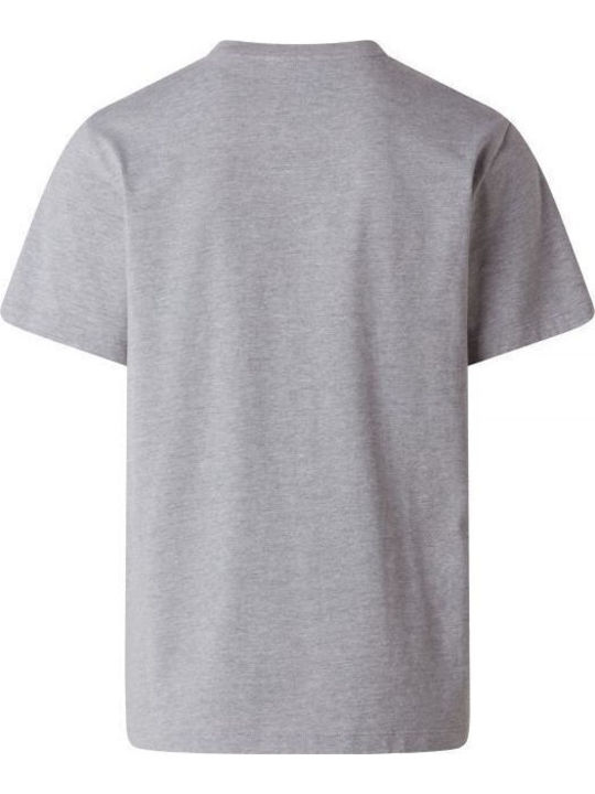 Einfaches Dome T-Shirt Tnf Hellgrau Heather