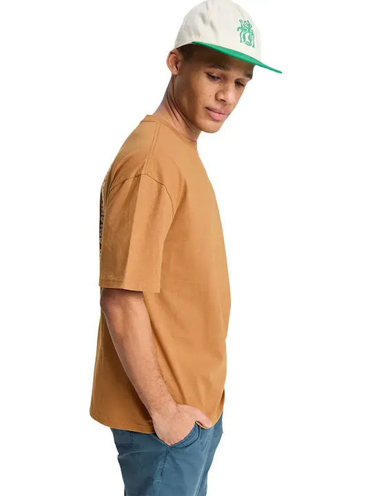 T-shirt Καφέ