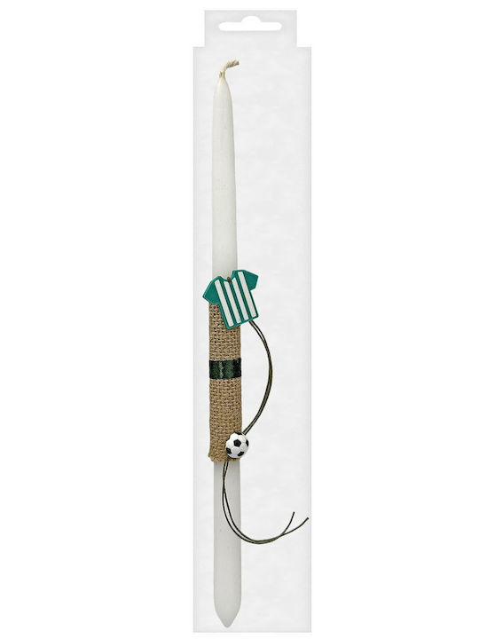 Easter Candle Round with Box Red
