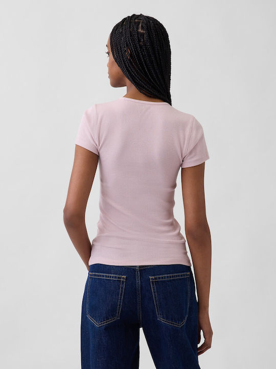 Women's Cotton Crop Top Pink