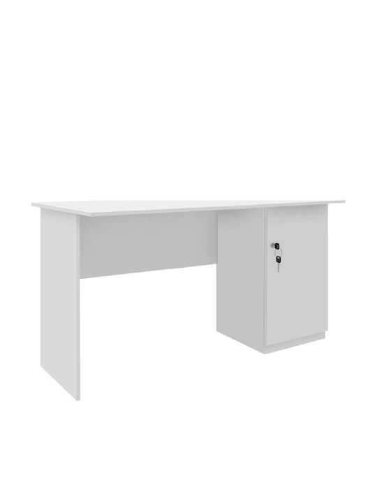 Megapap Büro Moto Holz Weiß 140x60x75cm