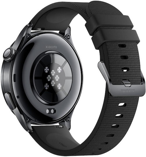 Xiaomi Xiaomi Smartwatch 5 Rostfreier Stahl 47mm Wasserdicht mit Herzfrequenzmesser Schwarz