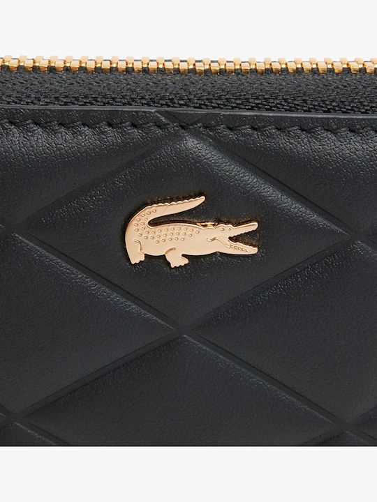 Money Pieces Small Leather Women's Wallet Black