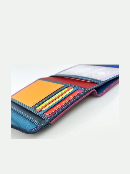 Large Leather Women's Wallet Fuchsia