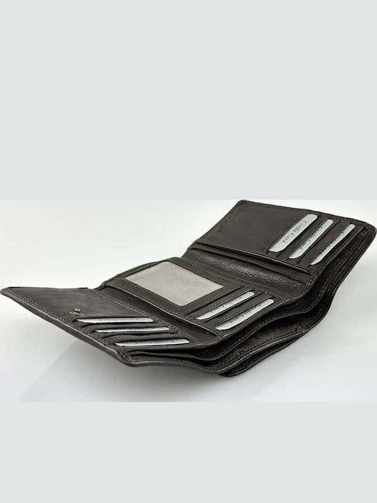 Large Leather Women's Wallet Brown