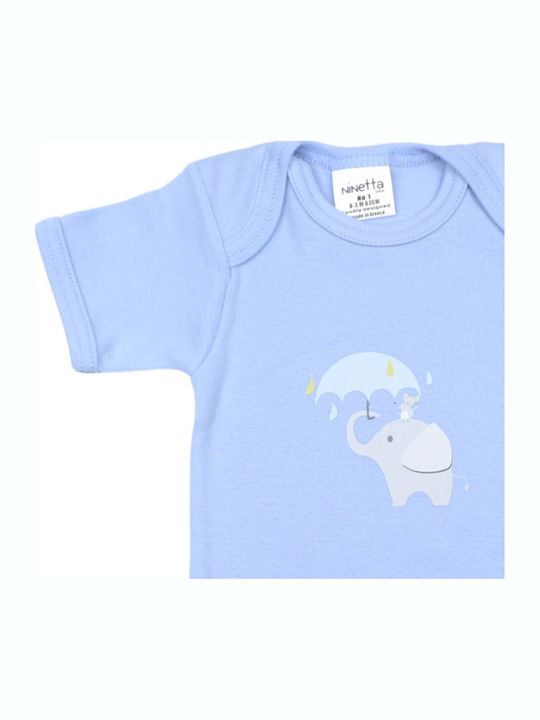 Ninetta Baby-Body Hellblau Ninetta Baby-Body Hellblau