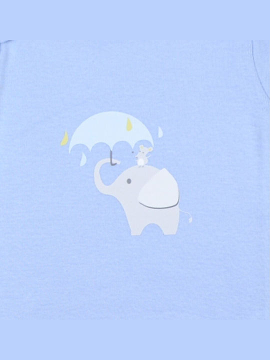 Ninetta Bebe Baby-Body Hellblau