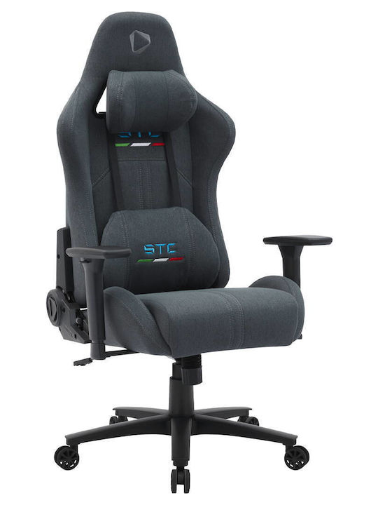 Onex STC Snug L Series Υφασμάτινη Καρέκλα Gaming με Ρυθμιζόμενα Μπράτσα Graphite