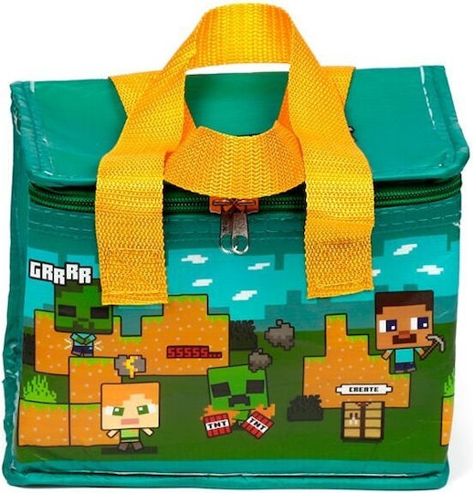 Minecraft Geantă Izotermică Școlară Pentru Prânz