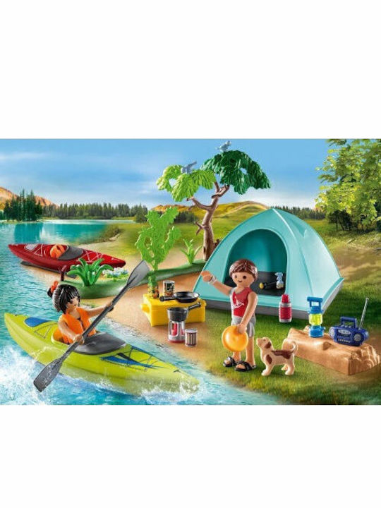 Великденска Свещ С Играчка Family Fun Къмпинг На Село За 4+ Години Playmobil