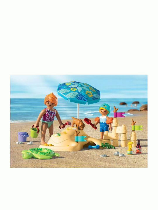 Easter Candle with Toy Mylife Mom and Child at the Beach for Ages 10+ Playmobil