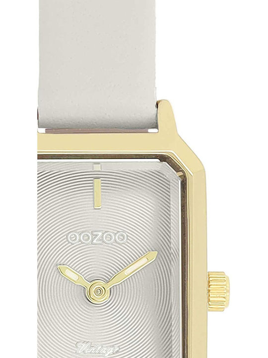 Oozoo Oozoo Womens Watch 21mm Battery with Gray Leather Strap