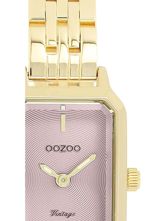 Women's Watch 19mm Battery with Gold Stainless Steel Strap