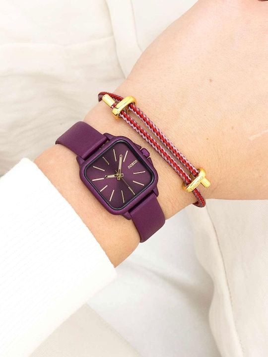 Oozoo Timepieces Ρολόι Μπαταρίας με Δερμάτινο Λουράκι Oozoo Timepieces Ρολόι Μπαταρίας με Δερμάτινο Λουράκι