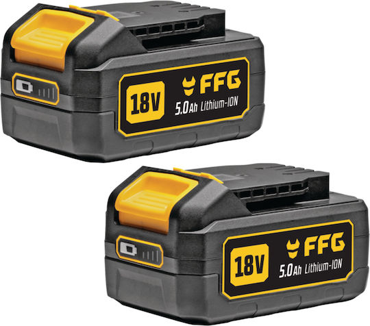 FFG AG 125 Pro Grinder 125mm Battery Brushless 2x5Ah