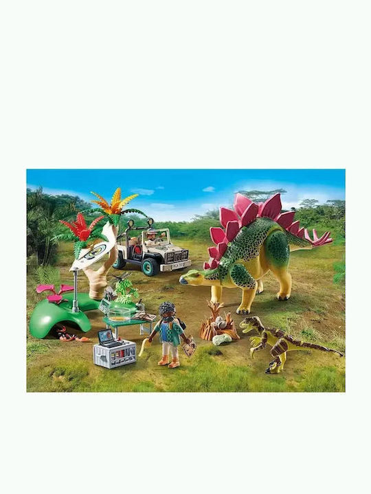Παιχνιδολαμπάδα Dinos Ερευνητικό Κέντρο Με Δεινόσαυρους για 4+ Ετών Playmobil