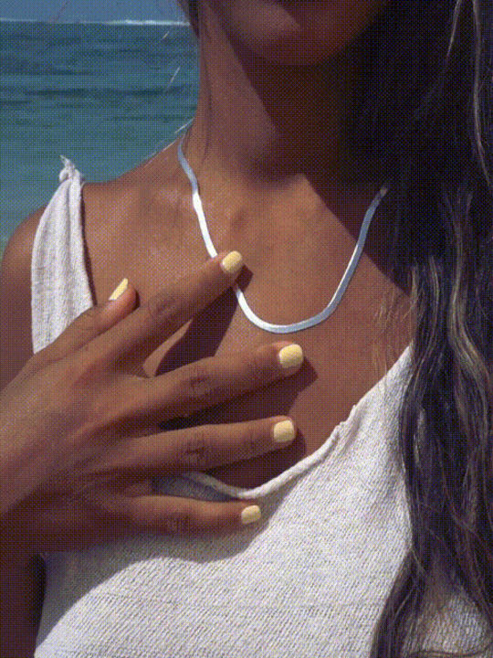 Gold Plated Steel Snake Neck Chain