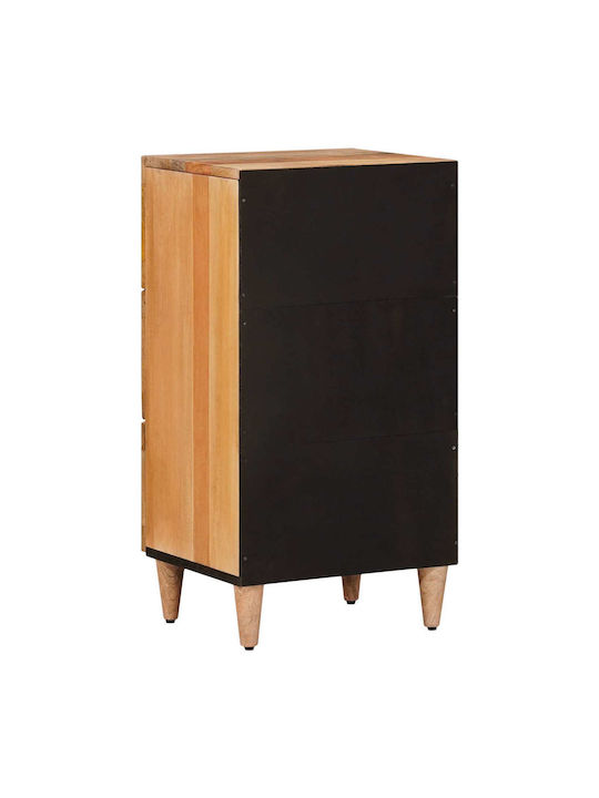 Sideboard Made of Wood with Drawers Brown 40x33.5x75cm