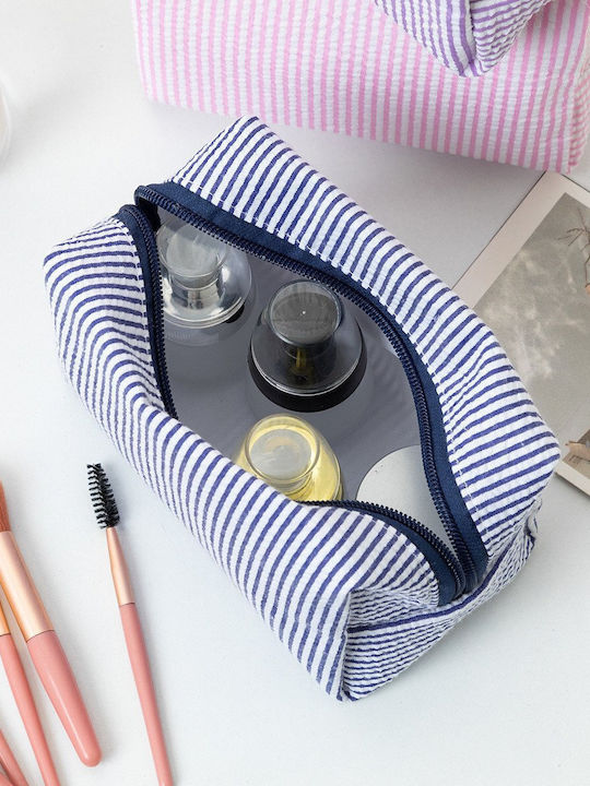 Γυναικείο Striped Makeup Bag Κόκκινο