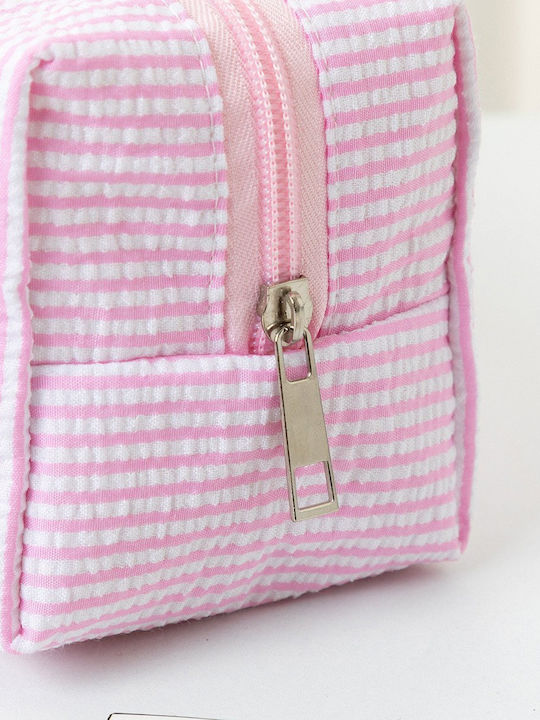 Γυναικείο Striped Makeup Bag Μωβ
