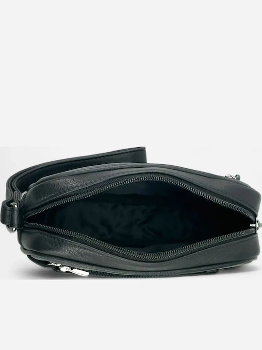 Leather Men's Handbag Black
