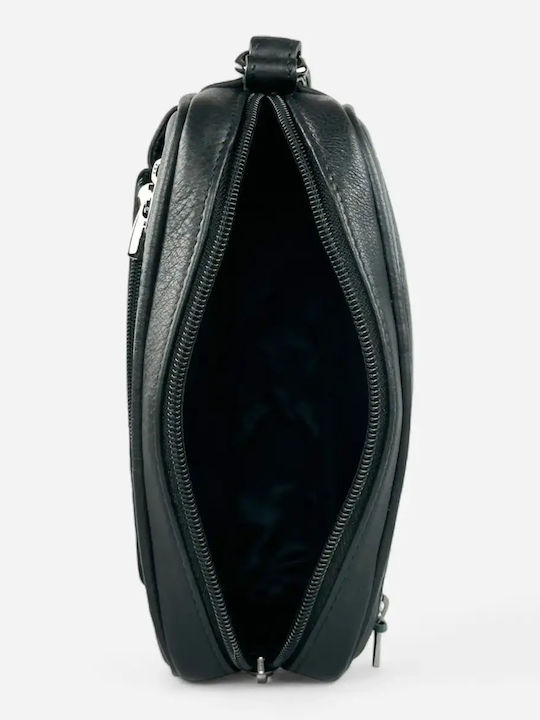 Leather Men's Handbag Black