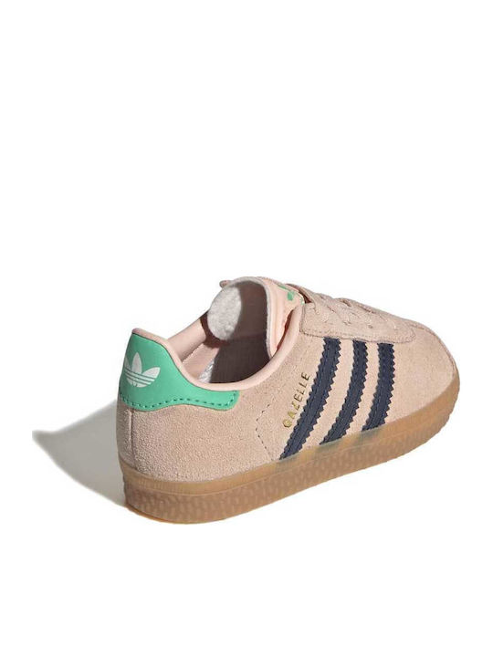 Gazelle Comfort Closure Παιδικά Sneakers Μπεζ