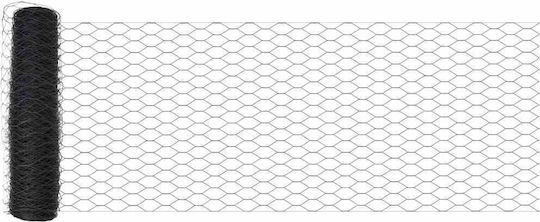 vidaXL Drahtzaun Set Grau 0.8x10m
