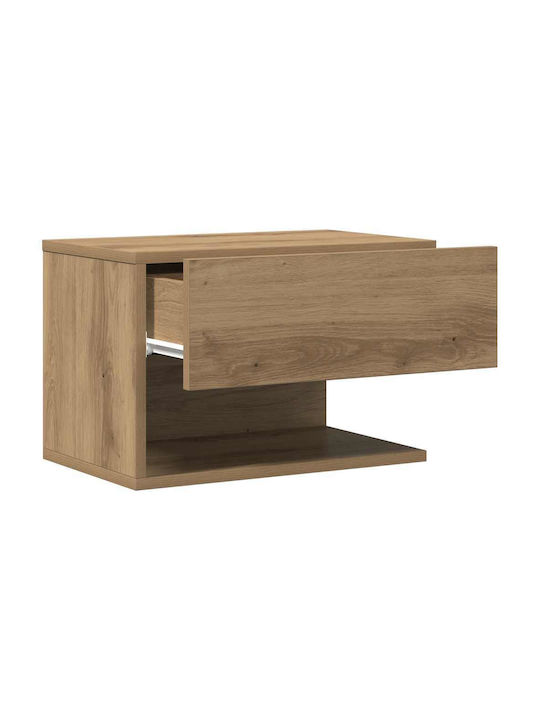 Wooden Brown Bedside Table 46x29.5x30cm