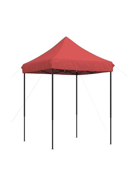 vidaXL Foldable Garden Gazebo Burgundy 2x2m