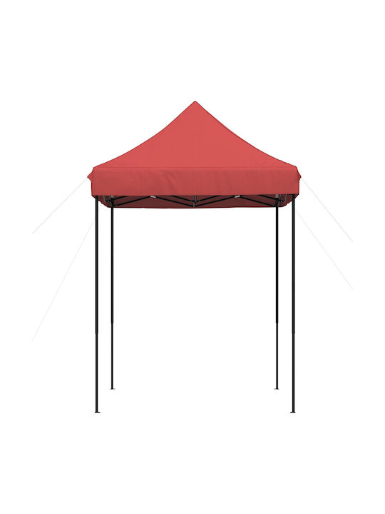 vidaXL Foldable Garden Gazebo Burgundy 2x2m