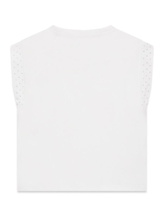 Kids Sleeveless Top White