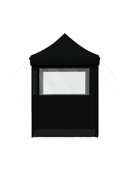 vidaXL Foldable Garden Gazebo Black 2x2m