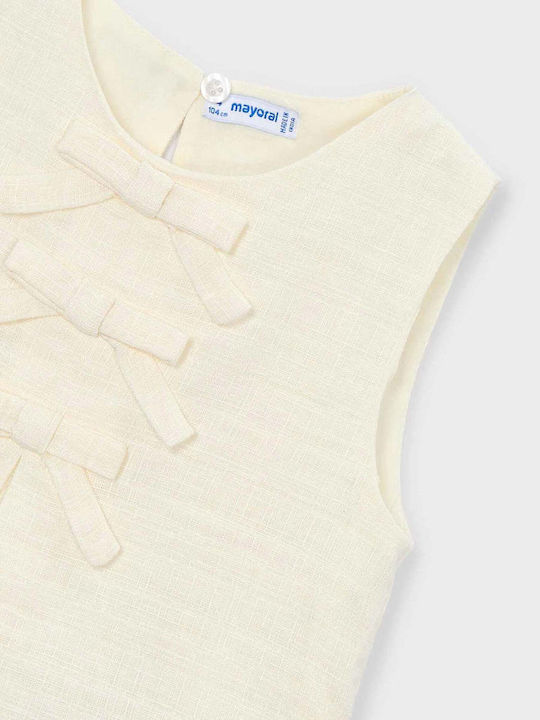 Kinderoberteil Ärmellos Beige