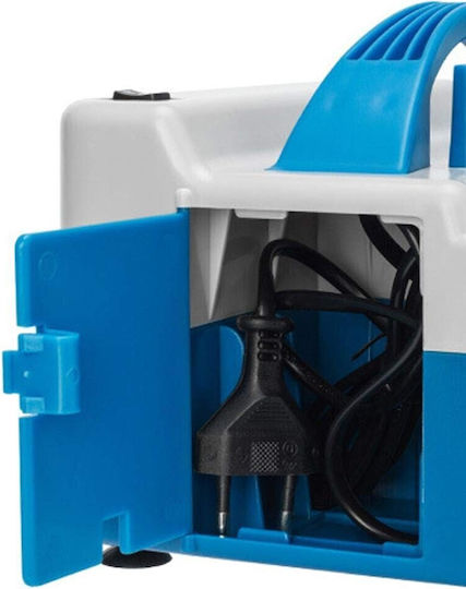 Electric Balloon Pump 700 W Two Inflation Nozzles Plastic Blue