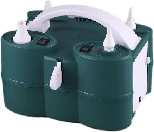 Pompa Electrică de Umflat Baloane Alista Home Două Ieșiri 220v 600w Putere Accesorii Pentru Petreceri Verzi