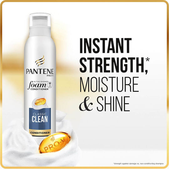 Pantene Pro-v Foam Conditioner 180 Ml Classic Clean