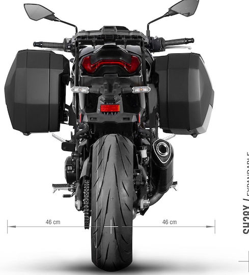 Side Case Racks K0z995if 3p System Kawasaki Z900 '25-'26 Shad