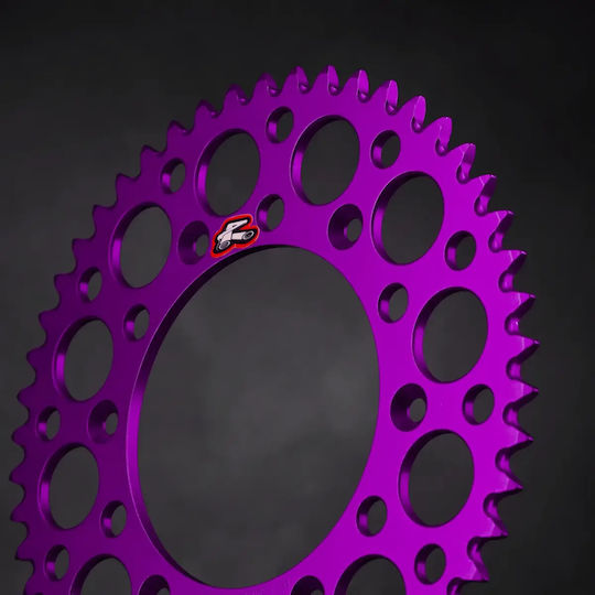 Renthal Hinteres Ritzel Aluminium 520 Lila 50 Zähne 150u-520-50gbpe