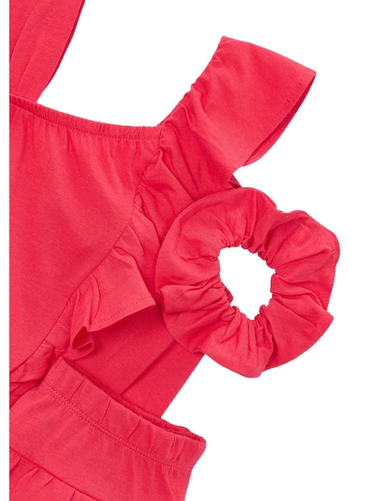 Kids Summer Set with Shorts 3 Pieces Peach