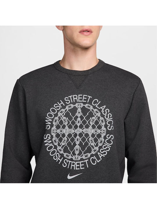 Standard Issue Dri-FIT Men's Sweatshirt Black Heather Pale Ivory