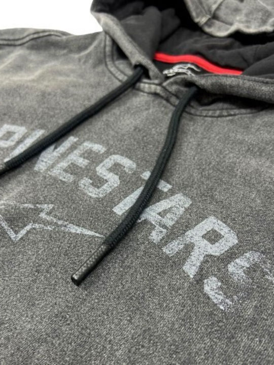Sweatshirt with Hood Black