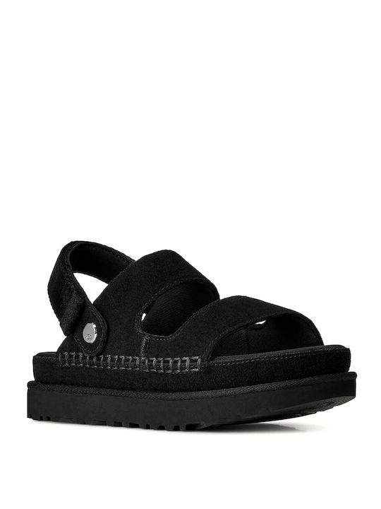 UGG Goldenstar Black Sandals