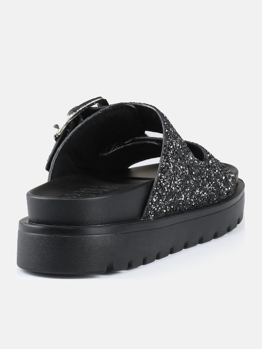 Ari Дамски Сандали Flatforms Черни