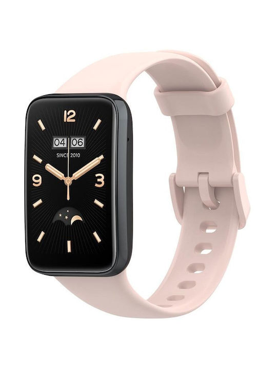 Λουράκι Σιλικόνης Ροζ (Smart Band 7 Pro)
