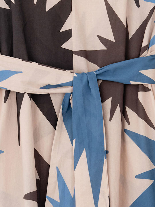 Summer Midi Dress Light Blue